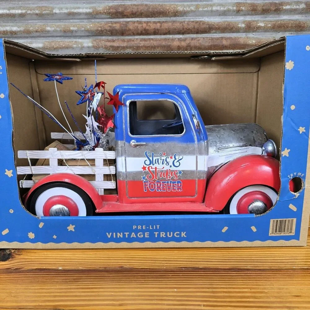 Members Mark Prelit Vintage Trucks July4th
